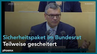 Abstimmung im deutschen Bundesrat über das Sicherheitspaket am 181024 [upl. by Hamner]