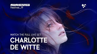 Awakenings Festival 2019 Sunday  Live set Charlotte de Witte  Area V [upl. by Dnaleel800]