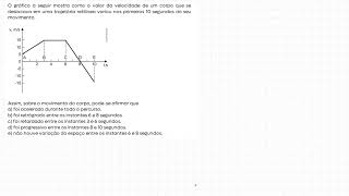 QUESTÃO 33 MUV [upl. by Inimak751]