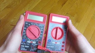 Cen Tech Harbor Freight Multimeter Review [upl. by Eisler]