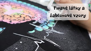 Tmavé látky a šablonové vzory [upl. by Daryn]