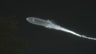 Many reports of strange light in skies over SoCal after SpaceX launches rocket [upl. by Denbrook]