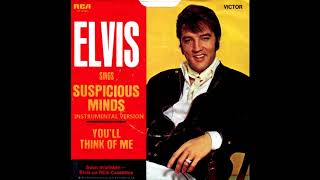 Elvis Presley  Suspicious Minds Instrumental Version [upl. by Cirilla]