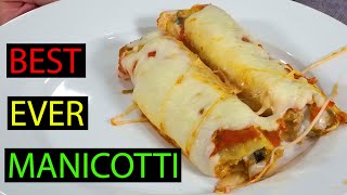 Easy Manicotti Recipe  Cooking With Maryann [upl. by Poppy814]