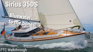 Sirius 35DS Decksalon Bluewater Cruiser Sailboat Tour 2021 PTC Review [upl. by Sand]