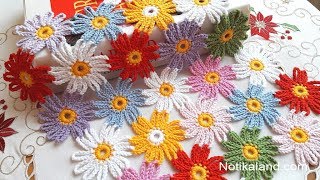 DIY Tutorial EASY Crochet flower PART 2 How to join motifs [upl. by Quickman903]