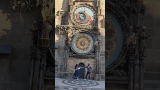 Love is timeless ♥️astronomicalclock praha [upl. by Kerman]