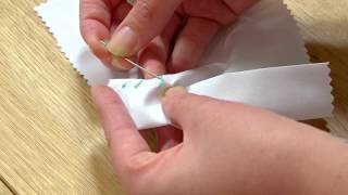 Sewing A Stretch Knit Hem By Hand Stepbystep Guide [upl. by Leisam738]