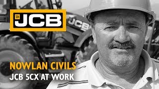 JCB 5CX at work for Nowlan Civils  South Africa [upl. by Radmilla]