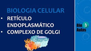 Retículo Endoplasmático e Complexo de Golgi Organelas Citoplasmáticas  CitologiaBiologia Celular [upl. by Yrakcaz]