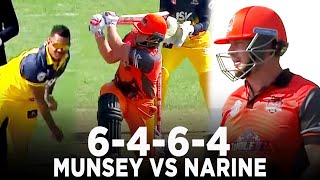 George Munsey vs Sunil Narine in GT20 Canada League 2024  M6A1K [upl. by Ray966]