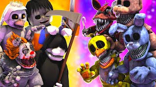 SFM FNaF Halloween Animatronics vs Sinister [upl. by Sedruol60]