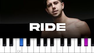 SoMo  Ride piano tutorial [upl. by Kcarb49]