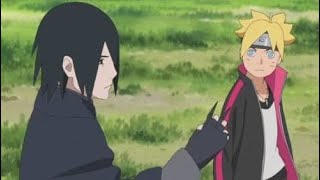 Sasuke training Boruto Chidori  chunin exams [upl. by Ynaoj698]