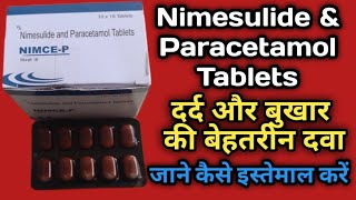 Nimce P Tablet  Nimce P Tablets Uses In hintdi  Nimesulide amp Paracetamol Tablets  Side effects [upl. by Trix]