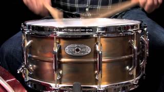 Pearl  Sensitone Premium Brass  2014 Snare Drum Olympics Blind Judging [upl. by Oniuqa]