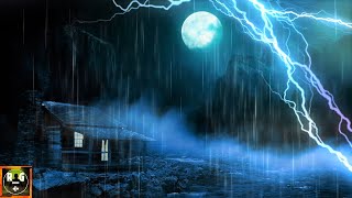 Thunderstorm Sounds with Rain Heavy Thunder and Loud Lightning Strike Sound Effects to Sleep Relax [upl. by Namad844]