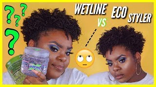 Wetline Xtreme Gel vs Eco Styler Gel on 4C Hair  YALL REALLY HAD ME GO BUY THIS  JOYNAVON [upl. by Macdonell]