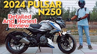 2024 Bajaj Pulsar N250 Ride Review  Pulsar N250 Review Price Mileage  Honest Review N250 n250 250 [upl. by Llejk]