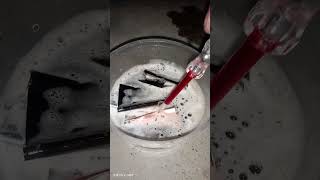 Lithium battery test in water [upl. by Eiten740]