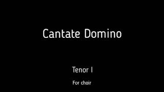 Choirchór Josu Elberdin  Cantate Domino  Tenor I  score [upl. by Atsev]