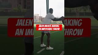 Jalen milroe making an impossible throw [upl. by Cramer]