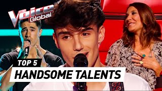 TOP 5 HANDSOME talents in The Voice PART 3 [upl. by Leikeze]