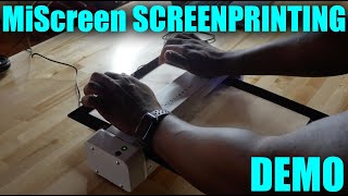 MiScreen Screen Printing made easy Demo [upl. by Lilybelle974]