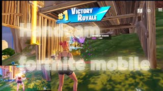 Fortnite mobile Handcam xiaomi pad 5 chapter 5 season 2 [upl. by Annaeel]