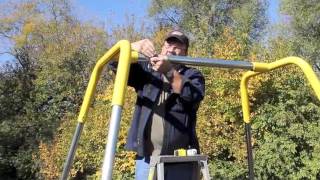 How to assemble the wheelchair platform swing from SportsPlay Equipment [upl. by Ahsikyw]