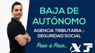 ‎➡️ BAJA DE AUTONOMO  ¿Cómo darme de baja en Hacienda y Seguridad Social como autónomo [upl. by Anahpos]