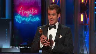 Andrew Garfield’s Tony Award Acceptance Speech 2018 [upl. by Aniweta605]