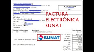 Cómo emitir una Factura Electrónica  Sunat ACTUALIZADO [upl. by Peper]