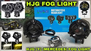 HJG FOG LIGHTHJG YMERCEDES FOG LIGHT UNBOXING AND TESTING [upl. by Shirk946]