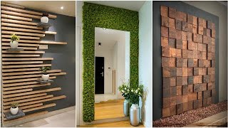 100 Modern Living Room Wall Decorating Ideas 2024 Home Interior Wall Design Wooden Wall Cladding P4 [upl. by Nossyla]