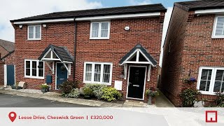 Leese Drive Cheswick Green  2 Double Bedroom Semi Detached  For Sale [upl. by Mak]