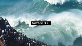 Nazare XXL  29th October 2020  Historic quotEpsilonquot Swell [upl. by Ahsrats]