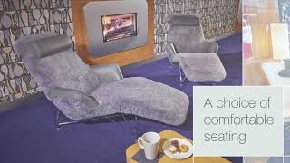 The Stena Plus Lounge Onboard Stena Superfast [upl. by Ahsina624]