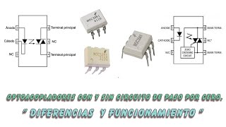 Diferencias optoaclopador con control de paso por cero y los que no [upl. by Eyla]