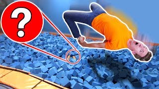 WORST HIDE AND SEEK SPOT in TRAMPOLINE PARK vs OBSTACLE COURSE CHALLENGE [upl. by Forlini]