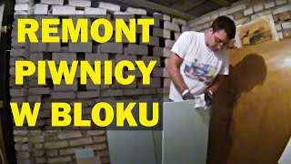 001 Remont pierwszej PIWNICY w BLOKU  W piwnicy 1 [upl. by Heck]