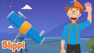 Outer Space Song  Blippi  Kids Learning Songs  Songs amp Nursery Rhymes [upl. by Eselahs]