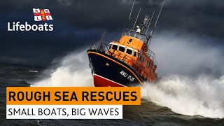 Roughest RNLI lifeboat rescues in huge waves and stormy seas [upl. by Fedora]