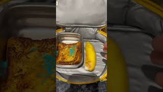 kidslunchbox frenchtoast 🍞 🍌🫓 banana khakara asmr food blueberrysprinkler [upl. by Eimarrej]