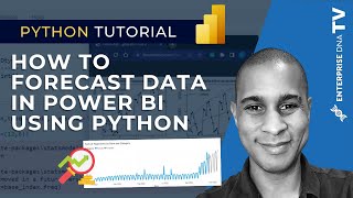 How To Create A Forecast Model In Power BI With Python [upl. by Nywra]