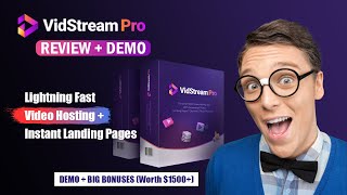 VidStream Pro Review and Demo Host Your Videos amp Sell Courses in a Few Clicks  Bonuses [upl. by Akinnor]