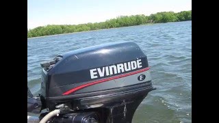 1997 Evinrude 15hp outboard motor [upl. by Fem]