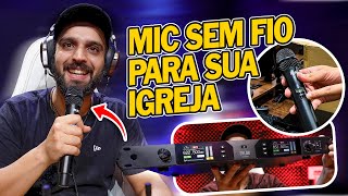 MICROFONE SEM FIO PARA IGREJA [upl. by Artaed]