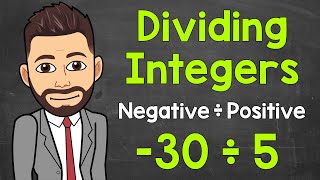 Dividing Integers Dividing a Negative by a Positive  Negative ÷ Positive  Math with Mr J [upl. by Kellina]