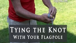 FlagDeskcom  How to Install a Flagpole Part 5 of 6 [upl. by Cornelia83]